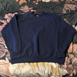Fruit of the Loom Men's Deep Blue Crewneck Sweater